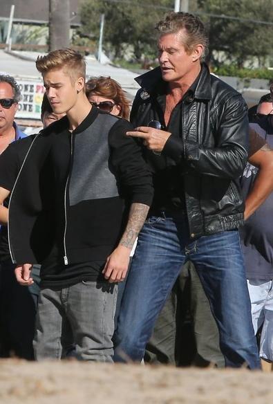 Justin Bieber & David Hasselhoff