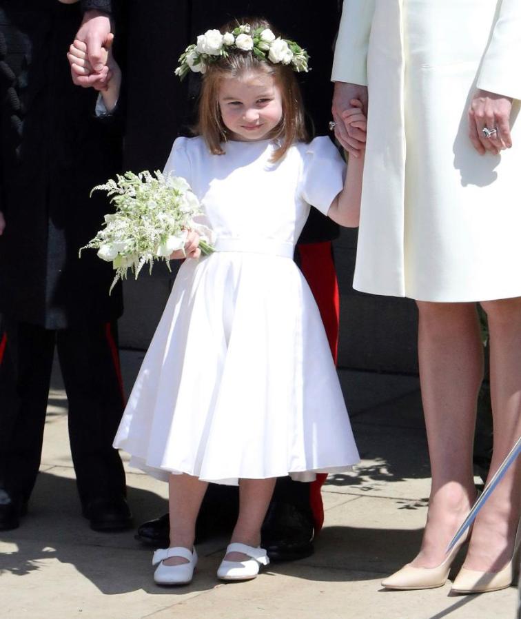 Princesė Charlotte per Meghan ir Harry vestuves